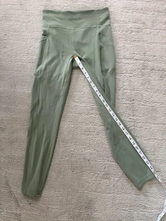 Lululemon Invigorate High-Rise Tight 25” 6 gray sage athleisure gym running - Picture 3 of 6